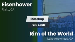 Matchup: Eisenhower High vs. Rim of the World  2018