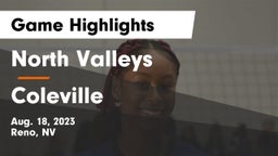 North Valleys  vs Coleville  Game Highlights - Aug. 18, 2023