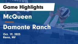 McQueen  vs Damonte Ranch Game Highlights - Oct. 19, 2023