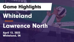 Whiteland  vs Lawrence North  Game Highlights - April 13, 2023