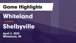 Whiteland  vs Shelbyville Game Highlights - April 4, 2024