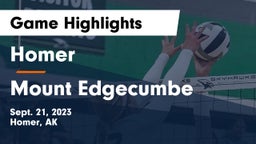 Homer  vs Mount Edgecumbe  Game Highlights - Sept. 21, 2023