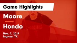 Moore  vs Hondo  Game Highlights - Nov. 7, 2017