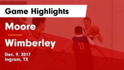 Moore  vs Wimberley  Game Highlights - Dec. 9, 2017