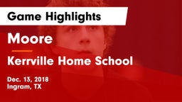 Moore  vs Kerrville Home School Game Highlights - Dec. 13, 2018