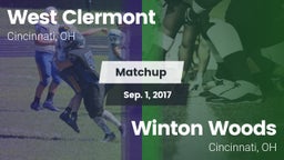 Matchup: West Clermont High S vs. Winton Woods  2017
