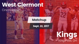 Matchup: West Clermont High S vs. Kings  2017