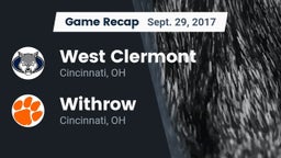 Recap: West Clermont  vs. Withrow  2017