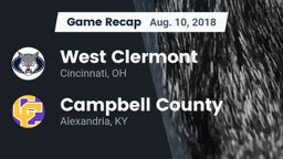 Recap: West Clermont  vs. Campbell County  2018