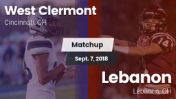 Matchup: West Clermont vs. Lebanon   2018