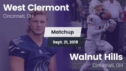 Matchup: West Clermont vs. Walnut Hills  2018
