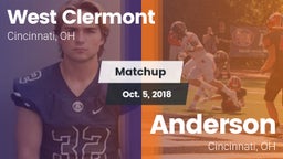 Matchup: West Clermont vs. Anderson  2018