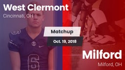 Matchup: West Clermont vs. Milford  2018