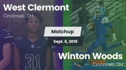 Matchup: West Clermont vs. Winton Woods  2019