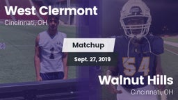 Matchup: West Clermont vs. Walnut Hills  2019
