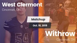 Matchup: West Clermont vs. Withrow  2019
