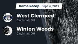 Recap: West Clermont  vs. Winton Woods  2019