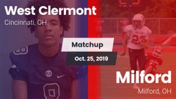 Matchup: West Clermont vs. Milford  2019