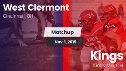 Matchup: West Clermont vs. Kings  2019