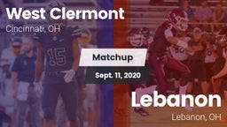 Matchup: West Clermont vs. Lebanon   2020