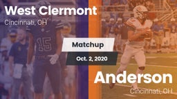Matchup: West Clermont vs. Anderson  2020