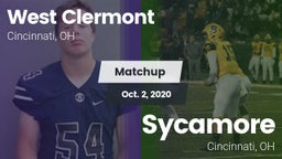Matchup: West Clermont vs. Sycamore  2020