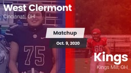 Matchup: West Clermont vs. Kings  2020