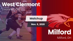Matchup: West Clermont vs. Milford  2020