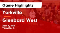 Yorkville  vs Glenbard West Game Highlights - April 8, 2023