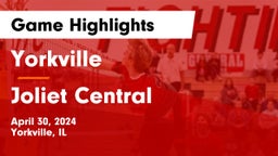Yorkville  vs Joliet Central  Game Highlights - April 30, 2024