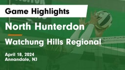 North Hunterdon  vs Watchung Hills Regional  Game Highlights - April 18, 2024