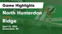 North Hunterdon  vs Ridge  Game Highlights - April 23, 2024
