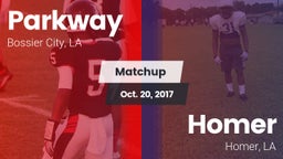 Matchup: Parkway  vs. Homer  2017
