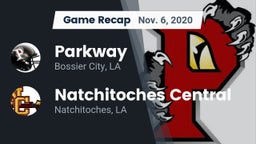 Recap: Parkway  vs. Natchitoches Central  2020