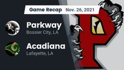 Recap: Parkway  vs. Acadiana  2021