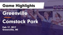 Greenville  vs Comstock Park  Game Highlights - Feb 17, 2017