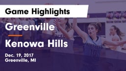 Greenville  vs Kenowa Hills  Game Highlights - Dec. 19, 2017