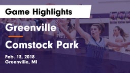 Greenville  vs Comstock Park  Game Highlights - Feb. 13, 2018