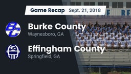 Recap: Burke County  vs. Effingham County  2018