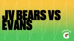 Burke County football highlights JV Bears vs Evans