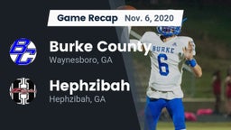 Recap: Burke County  vs. Hephzibah  2020