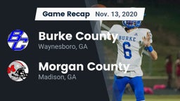 Recap: Burke County  vs. Morgan County  2020