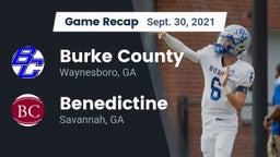 Recap: Burke County  vs. Benedictine  2021