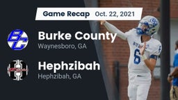 Recap: Burke County  vs. Hephzibah  2021