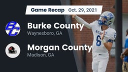 Recap: Burke County  vs. Morgan County  2021