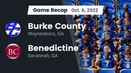 Recap: Burke County  vs. Benedictine  2022