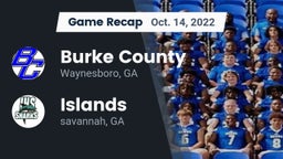 Recap: Burke County  vs. Islands  2022