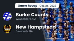 Recap: Burke County  vs. New Hampstead  2022