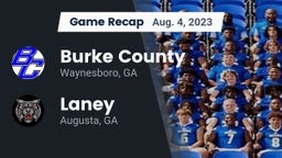 Recap: Burke County  vs. Laney  2023