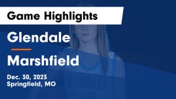 Glendale  vs Marshfield  Game Highlights - Dec. 30, 2023